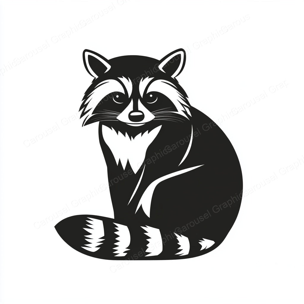 Raccoon Vector Graphic preview