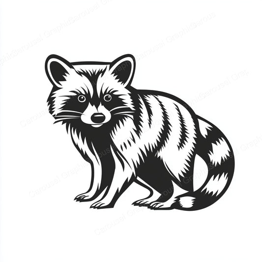 Raccoon Vector Graphic preview