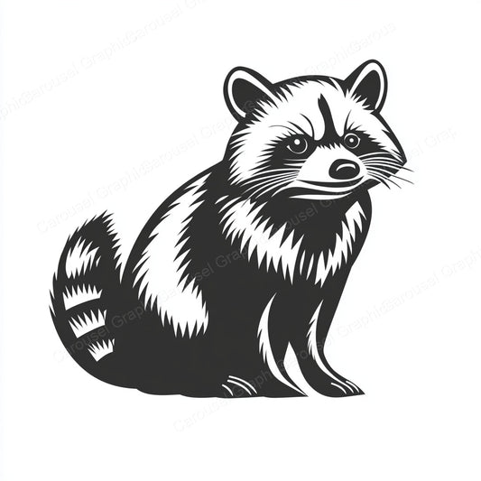Raccoon Vector Graphic preview