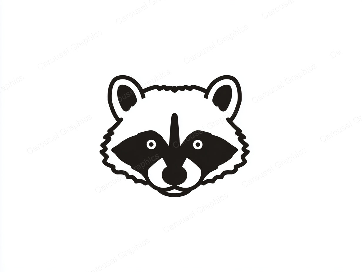 Raccoon Vector Graphic preview