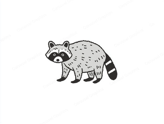 Raccoon Vector Graphic preview