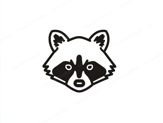 Raccoon Vector Graphic preview