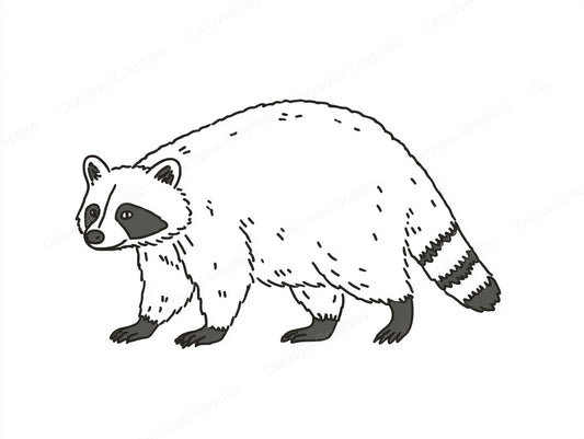 Raccoon Vector Graphic preview