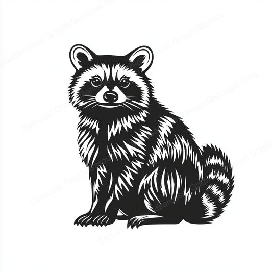 Raccoon Vector Graphic preview