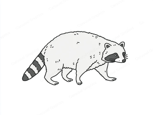 Raccoon Vector Graphic preview
