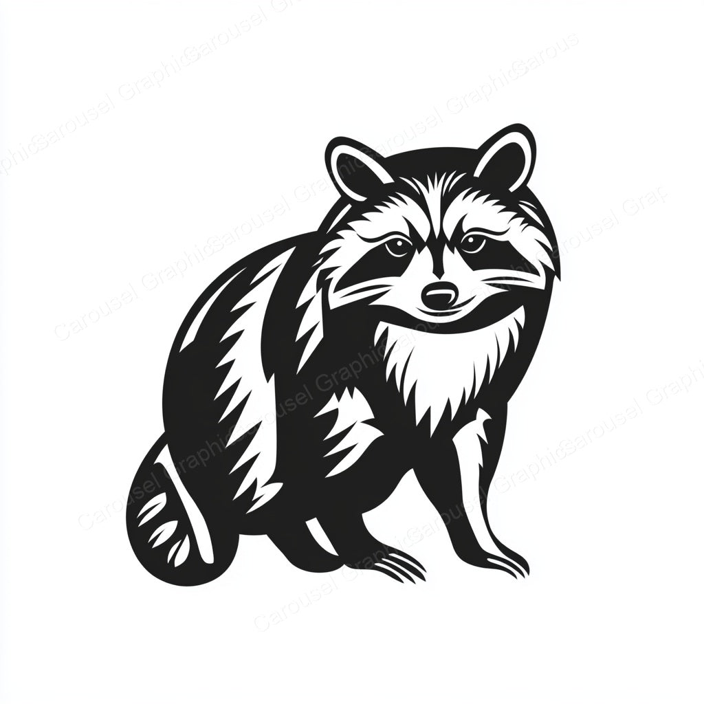 Raccoon Vector Graphic preview