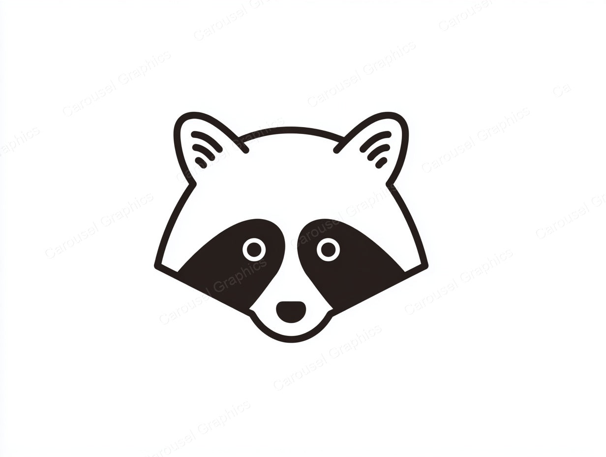Raccoon Vector Graphic preview