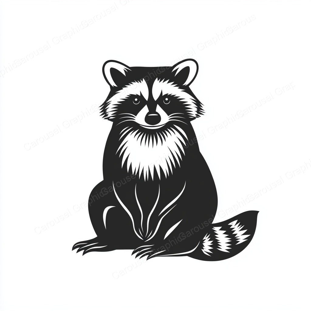 Raccoon Vector Graphic preview