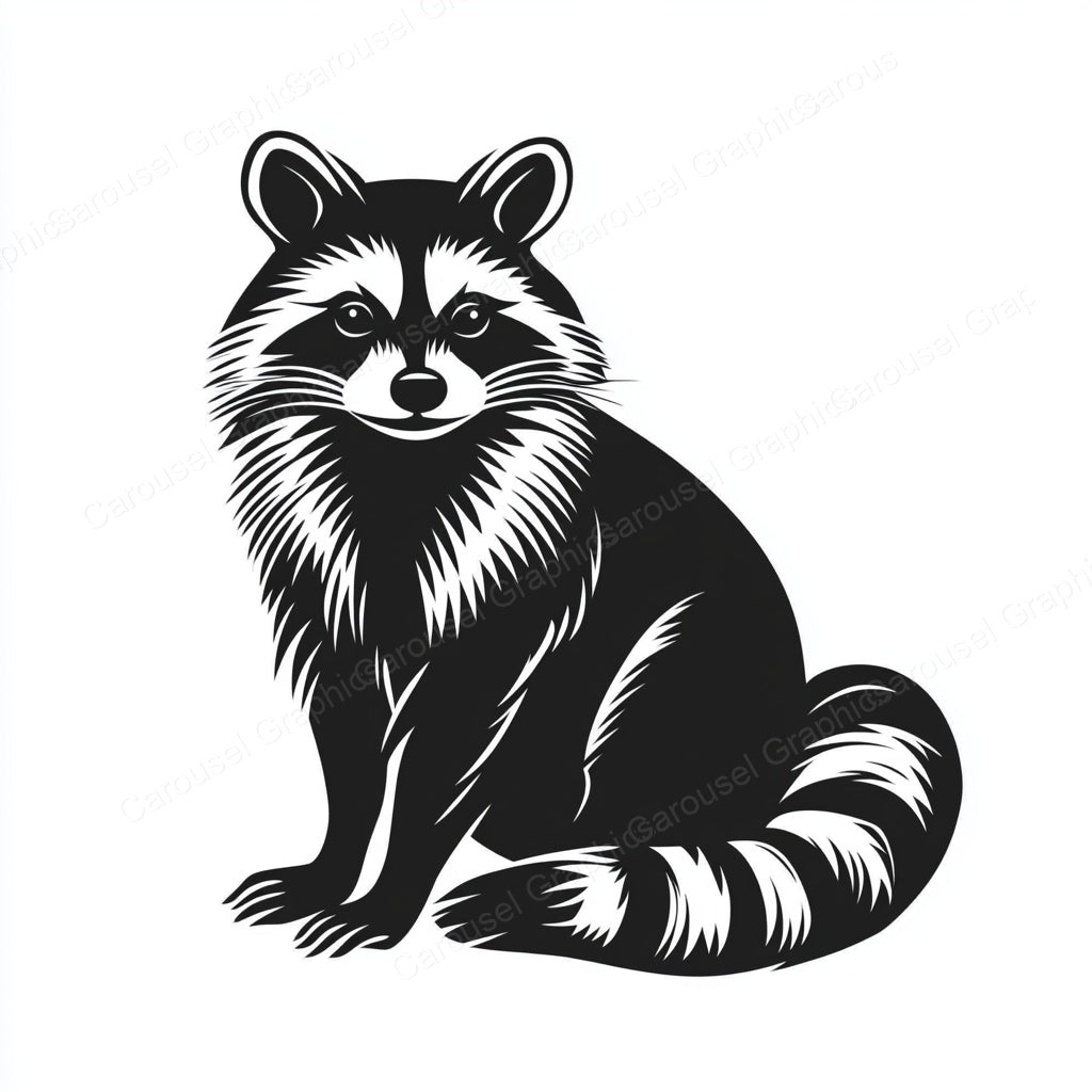 Raccoon Vector Graphic preview