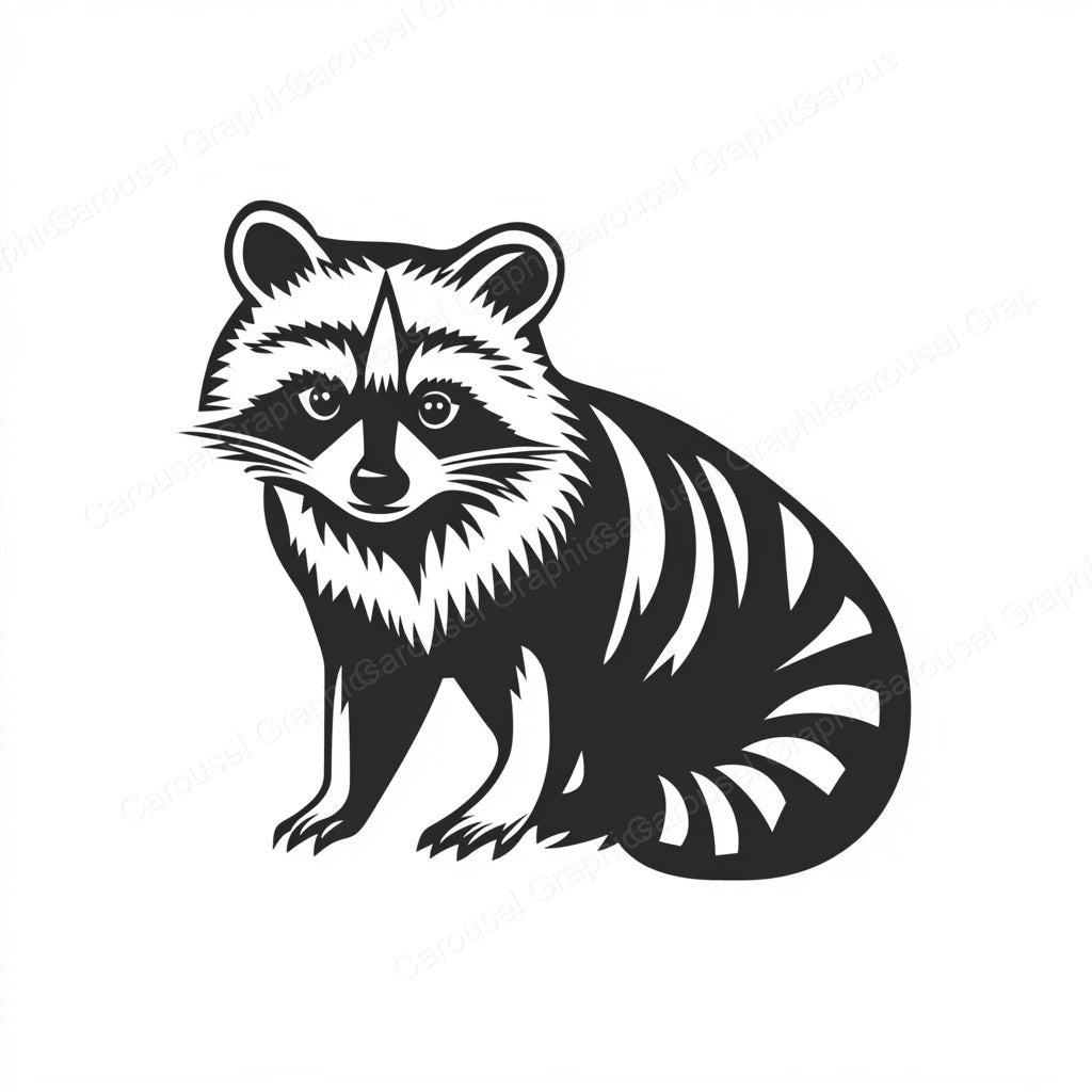 Raccoon Vector Graphic preview
