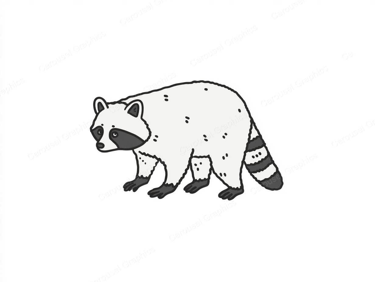 Raccoon Vector Graphic preview