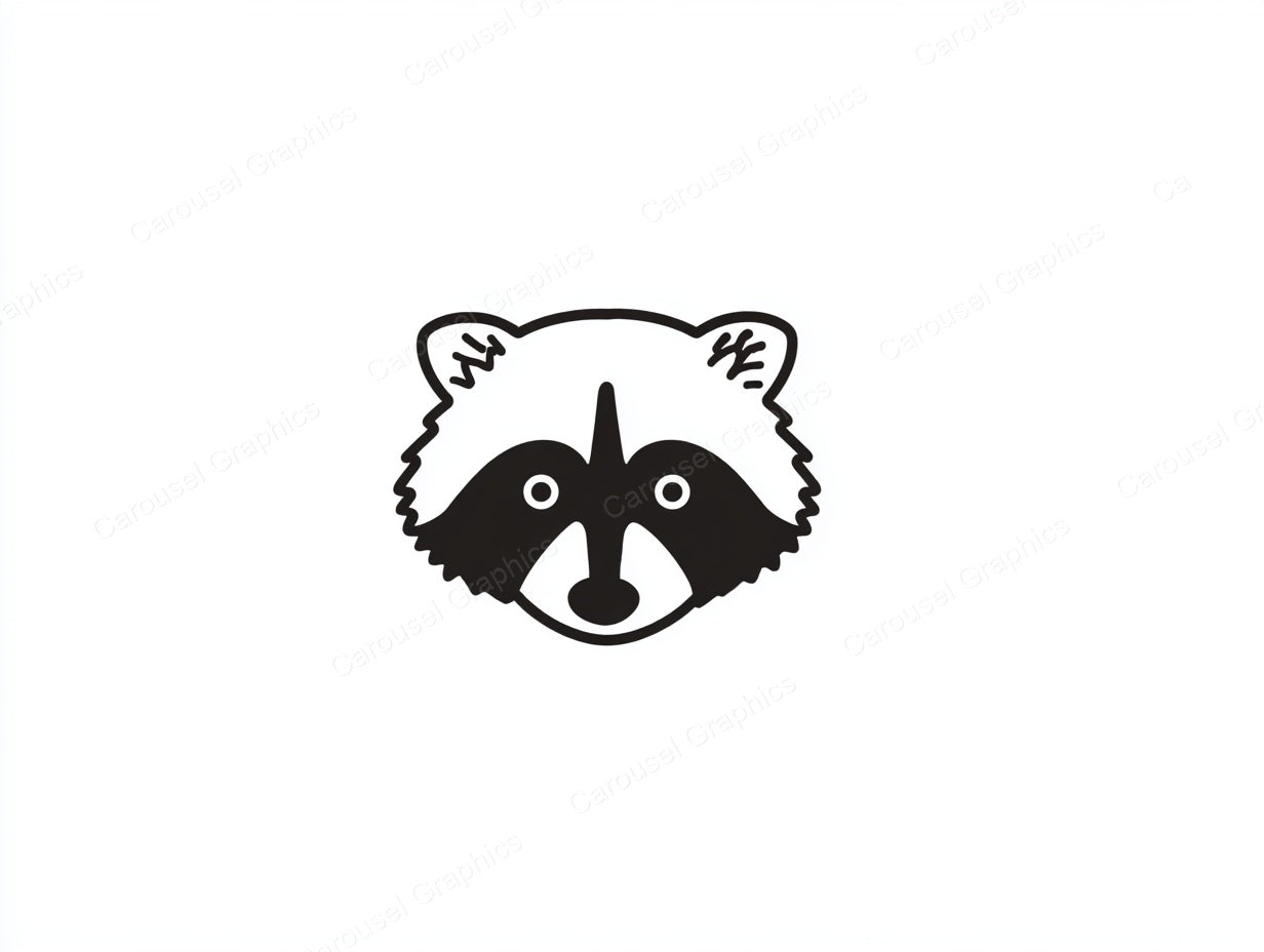 Raccoon Vector Graphic preview