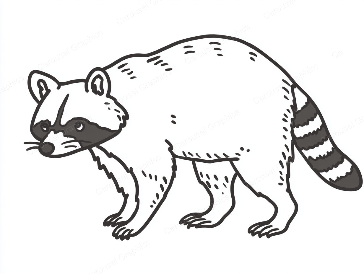 Raccoon Vector Graphic preview
