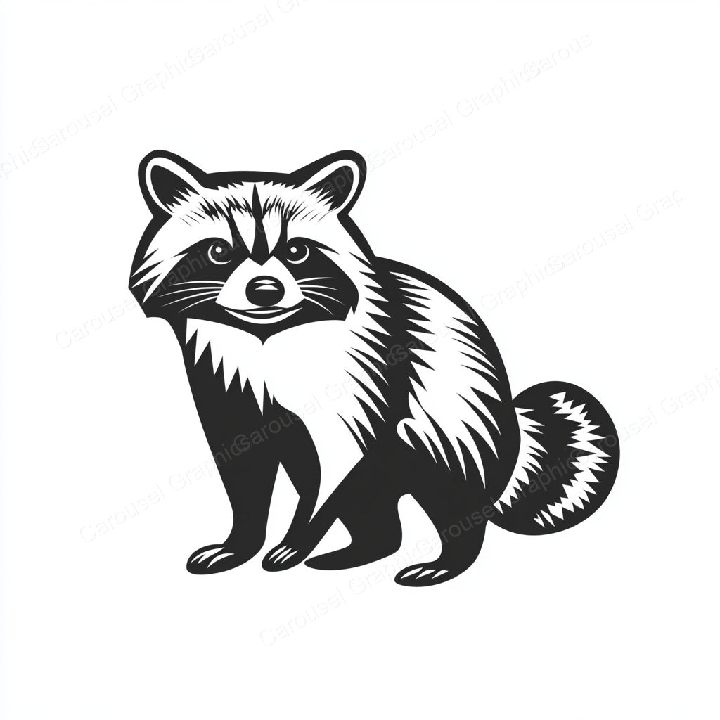 Raccoon Vector Graphic preview