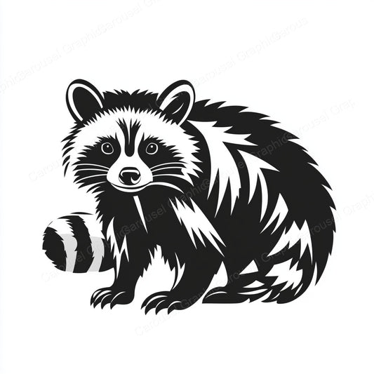 Raccoon Vector Graphic preview