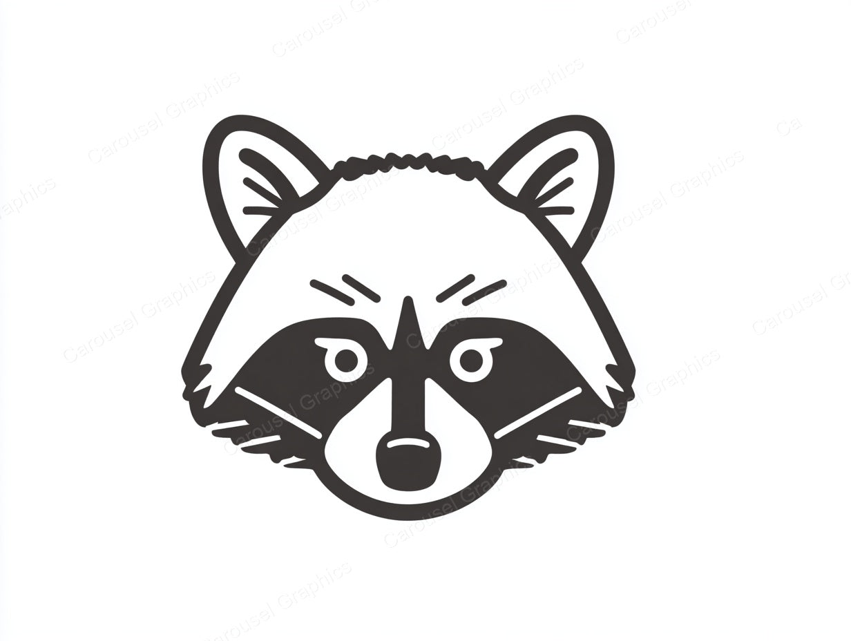 Raccoon Vector Graphic preview
