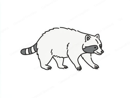 Raccoon Vector Graphic preview