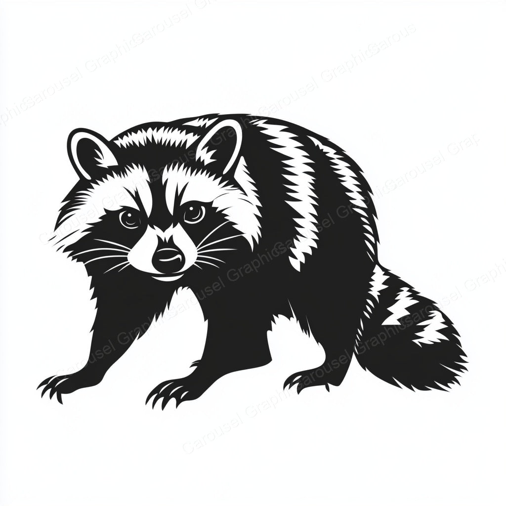 Raccoon Vector Graphic preview