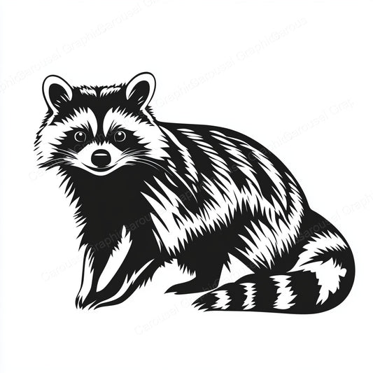 Raccoon Vector Graphic preview