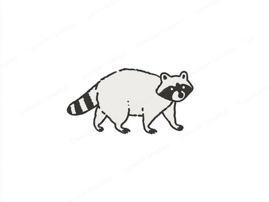 Raccoon Vector Graphic preview
