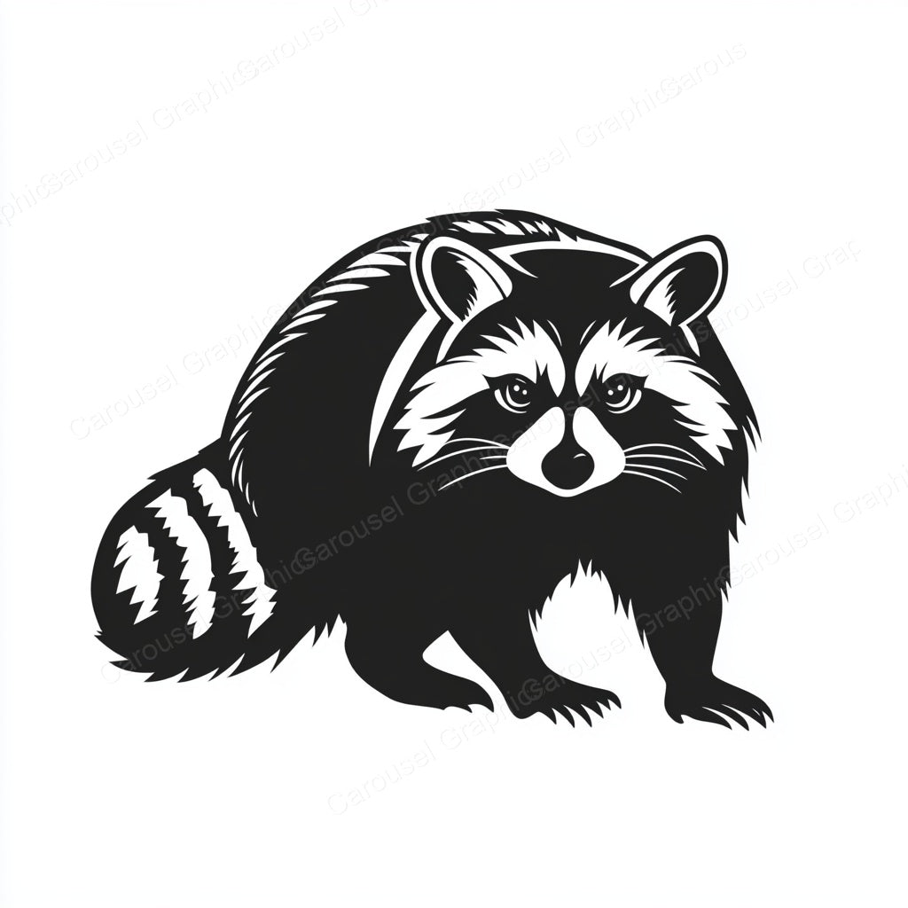 Raccoon Vector Graphic preview