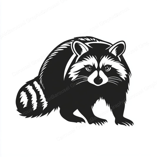 Raccoon Vector Graphic preview
