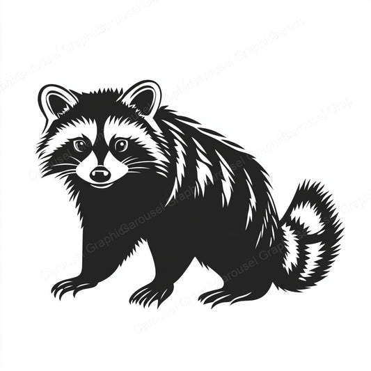 Raccoon Vector Graphic preview