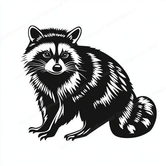Raccoon Vector Graphic preview
