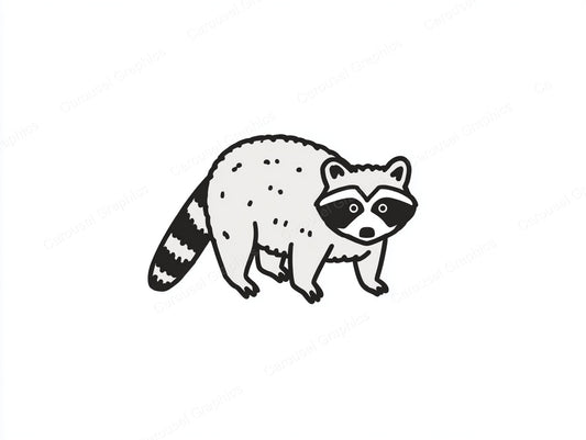 Raccoon Vector Graphic preview