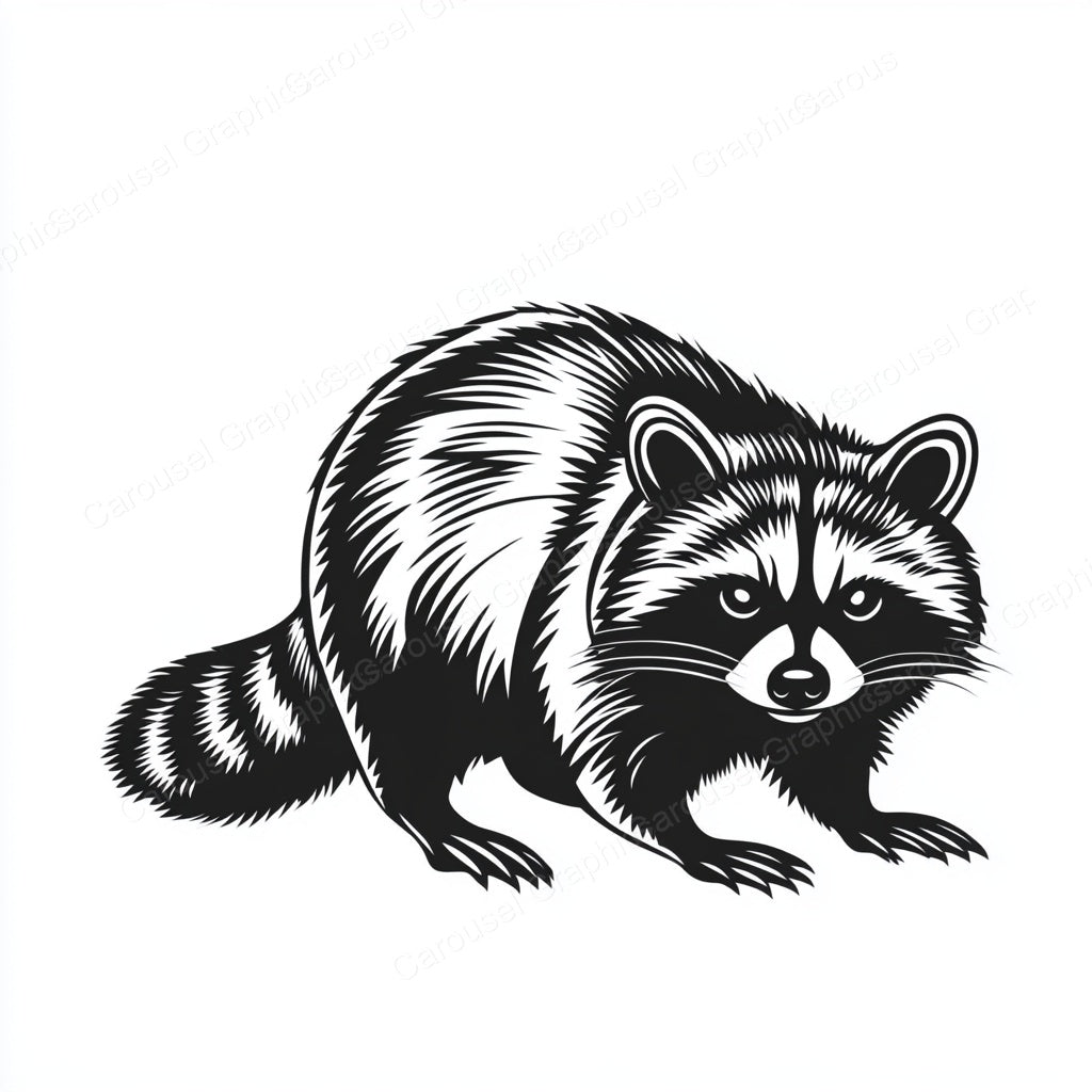 Raccoon Vector Graphic preview