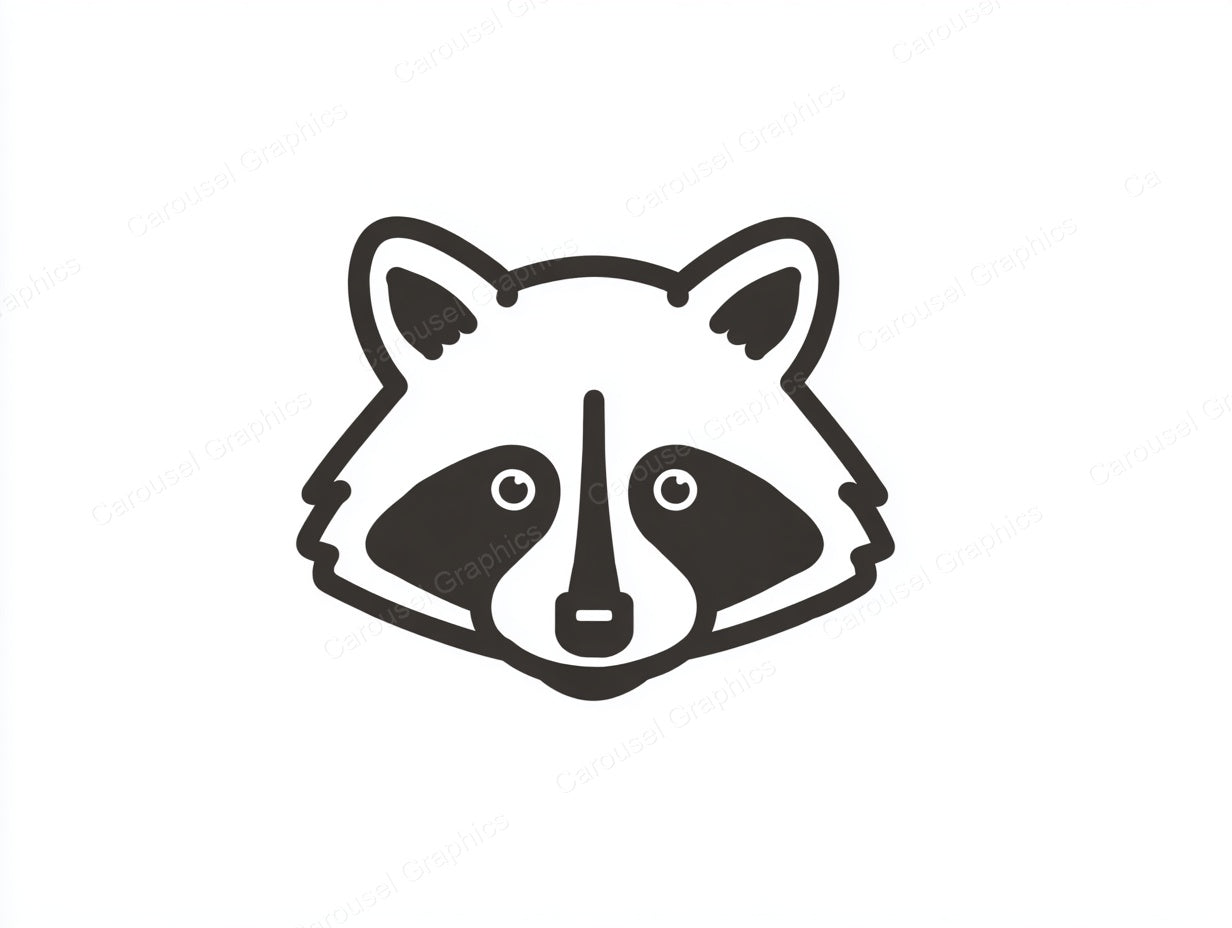 Raccoon Vector Graphic preview