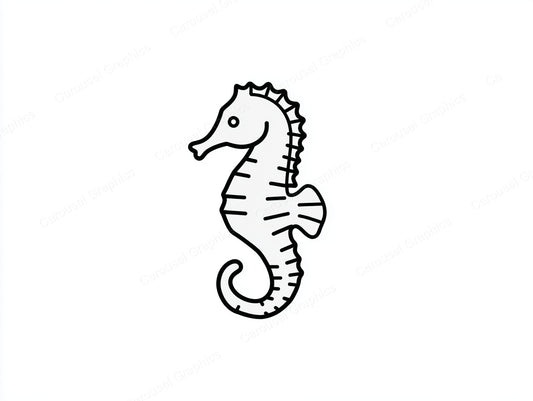 Seahorse Vector Graphic preview
