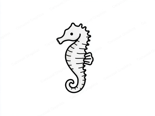 Seahorse Vector Graphic preview