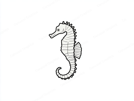 Seahorse Vector Graphic preview