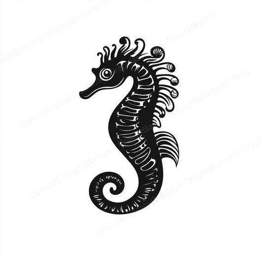 Seahorse Vector Graphic preview