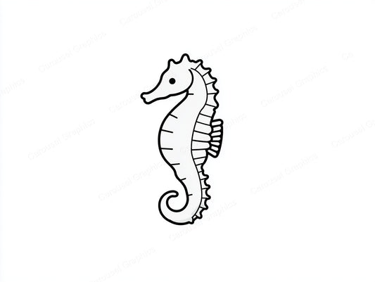 Seahorse Vector Graphic preview