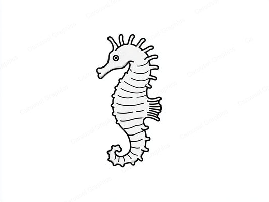 Seahorse Vector Graphic preview