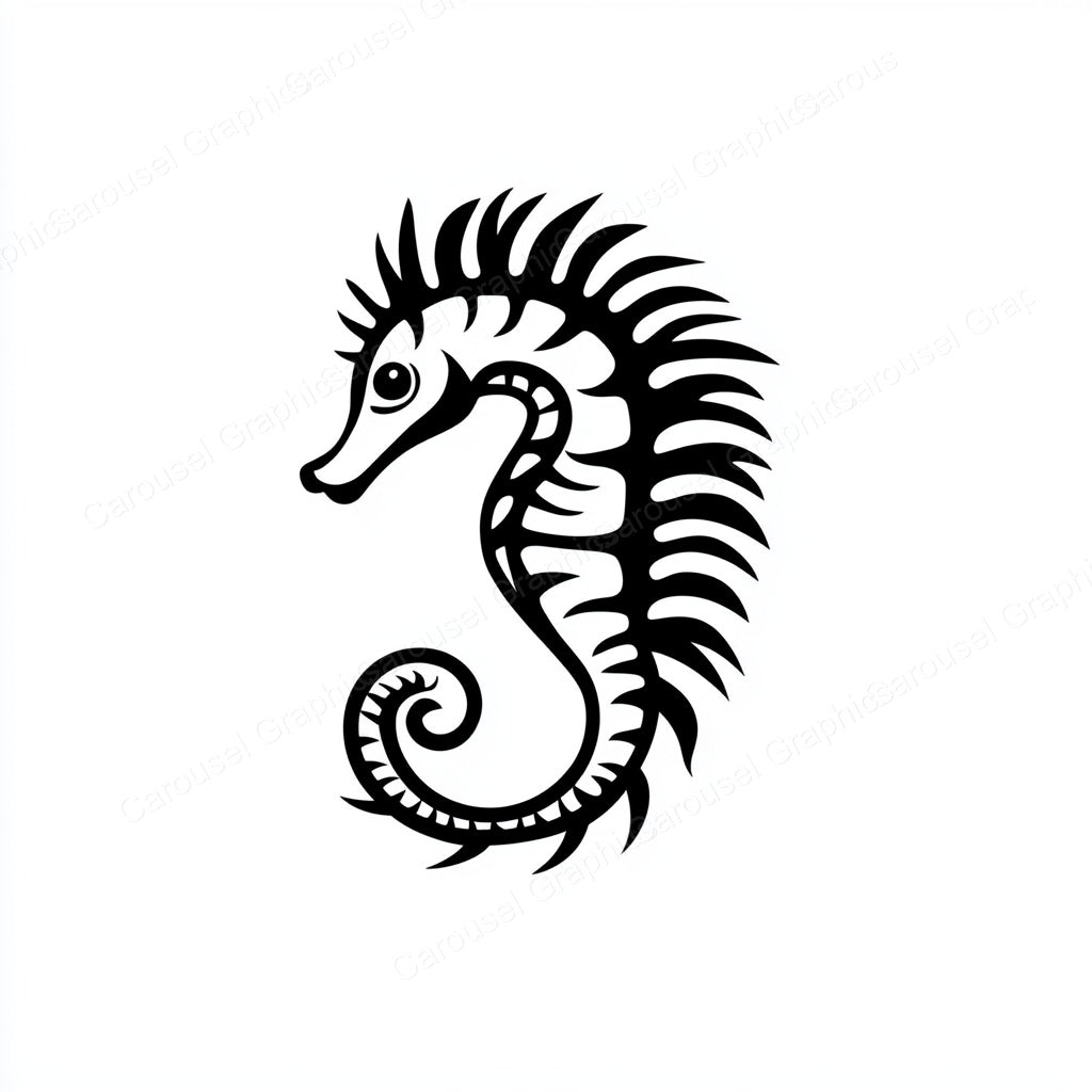 Seahorse Vector Graphic preview