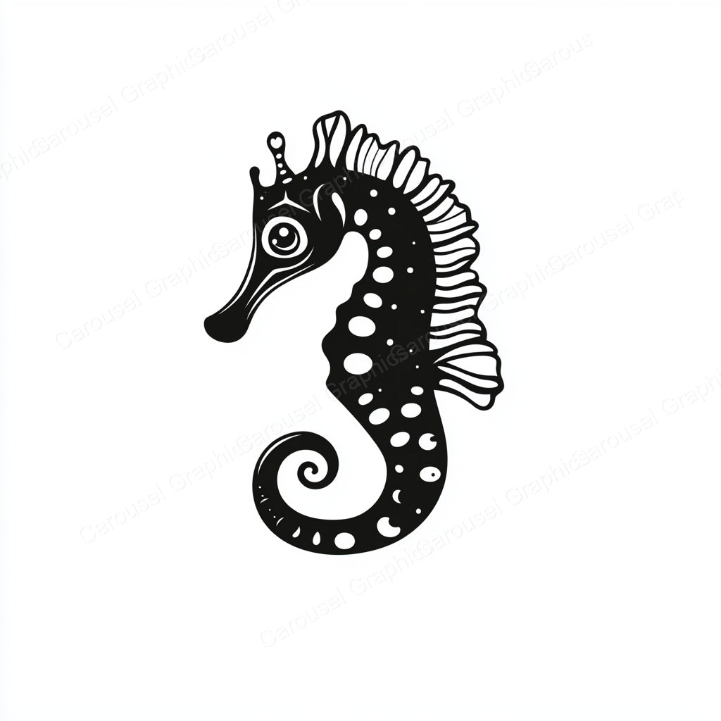 Seahorse Vector Graphic preview