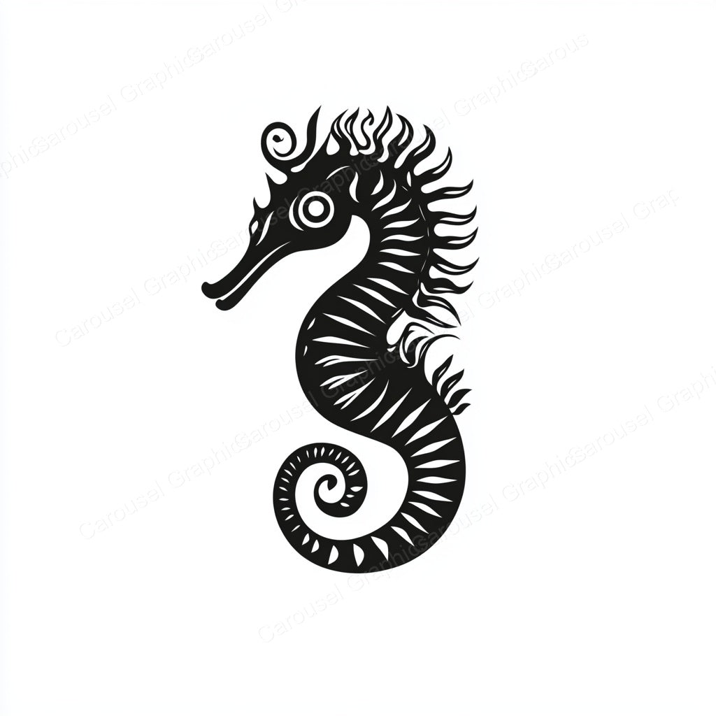 Seahorse Vector Graphic preview