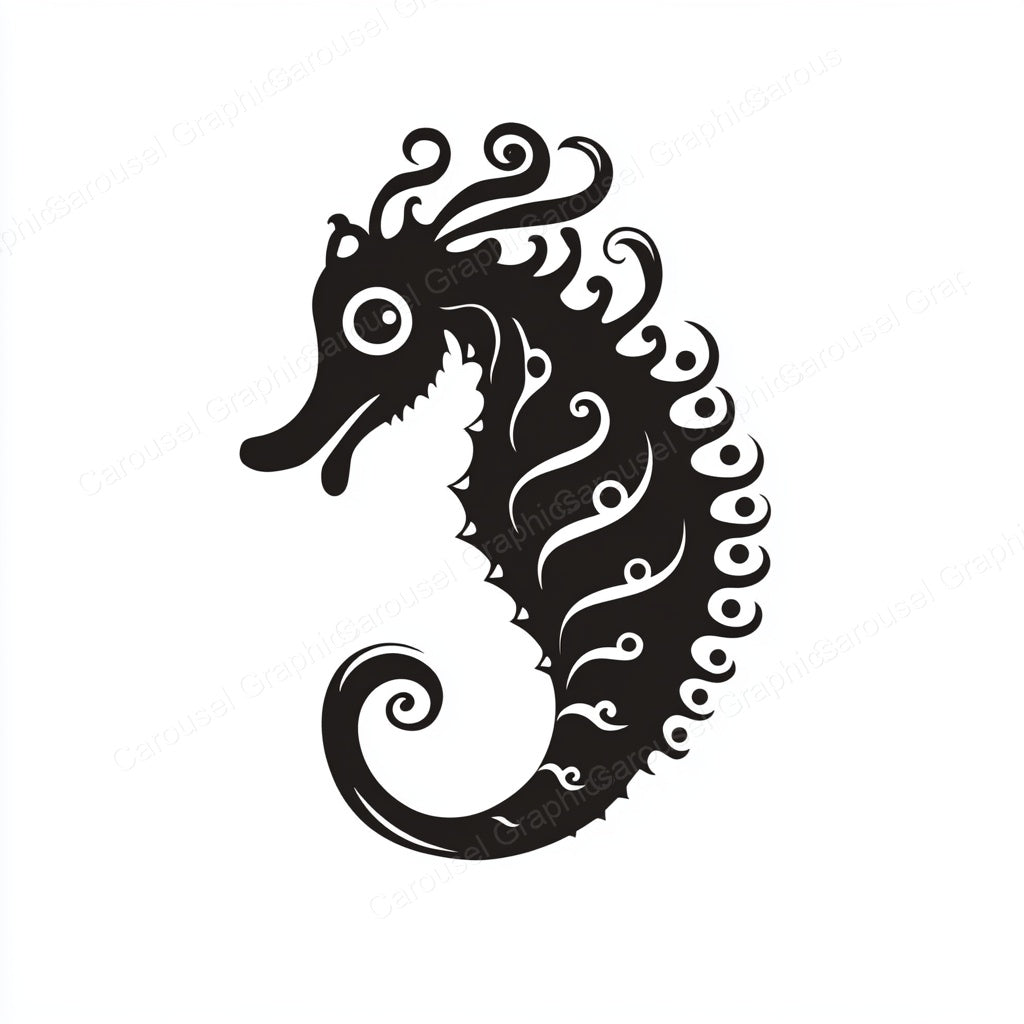 Seahorse Vector Graphic preview