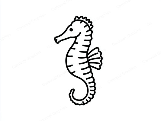 Seahorse Vector Graphic preview