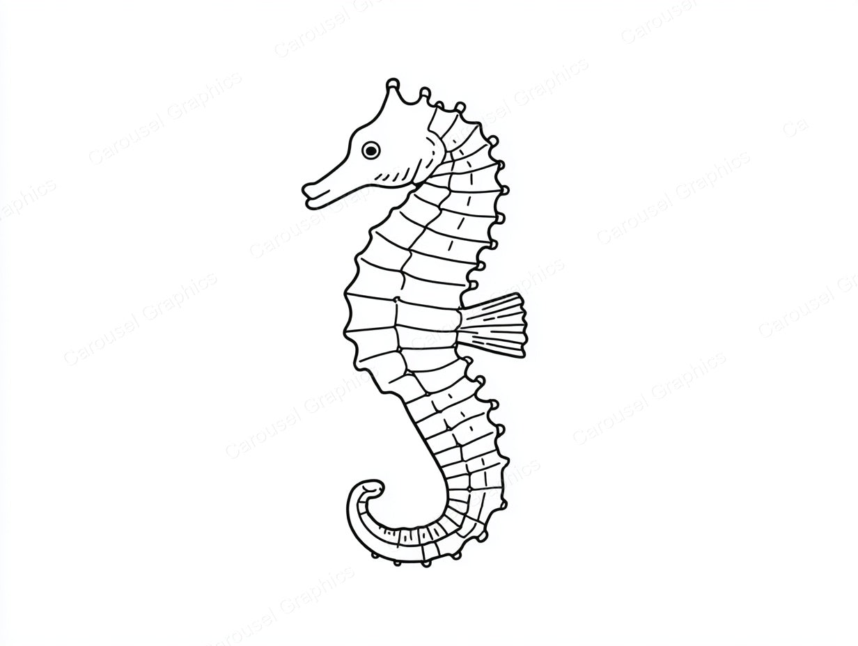 Seahorse Vector Graphic preview