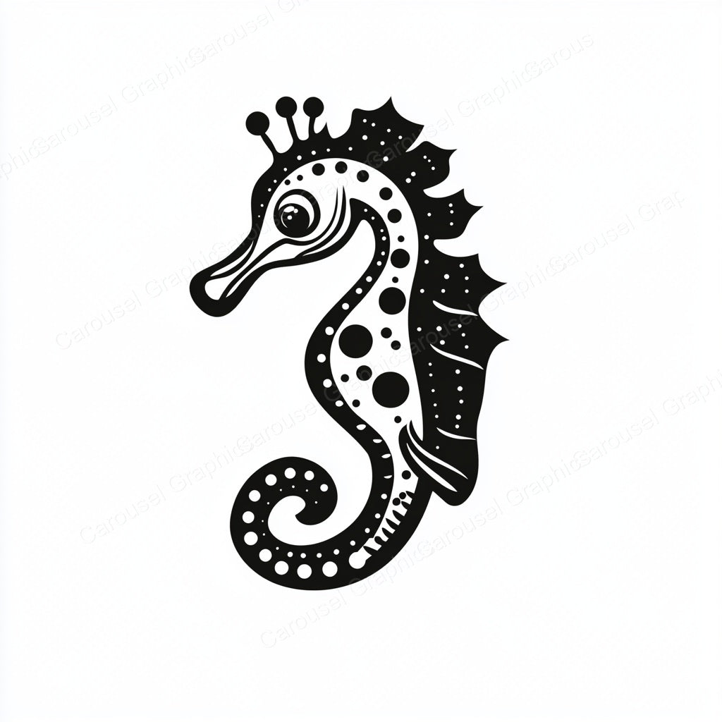 Seahorse Vector Graphic preview