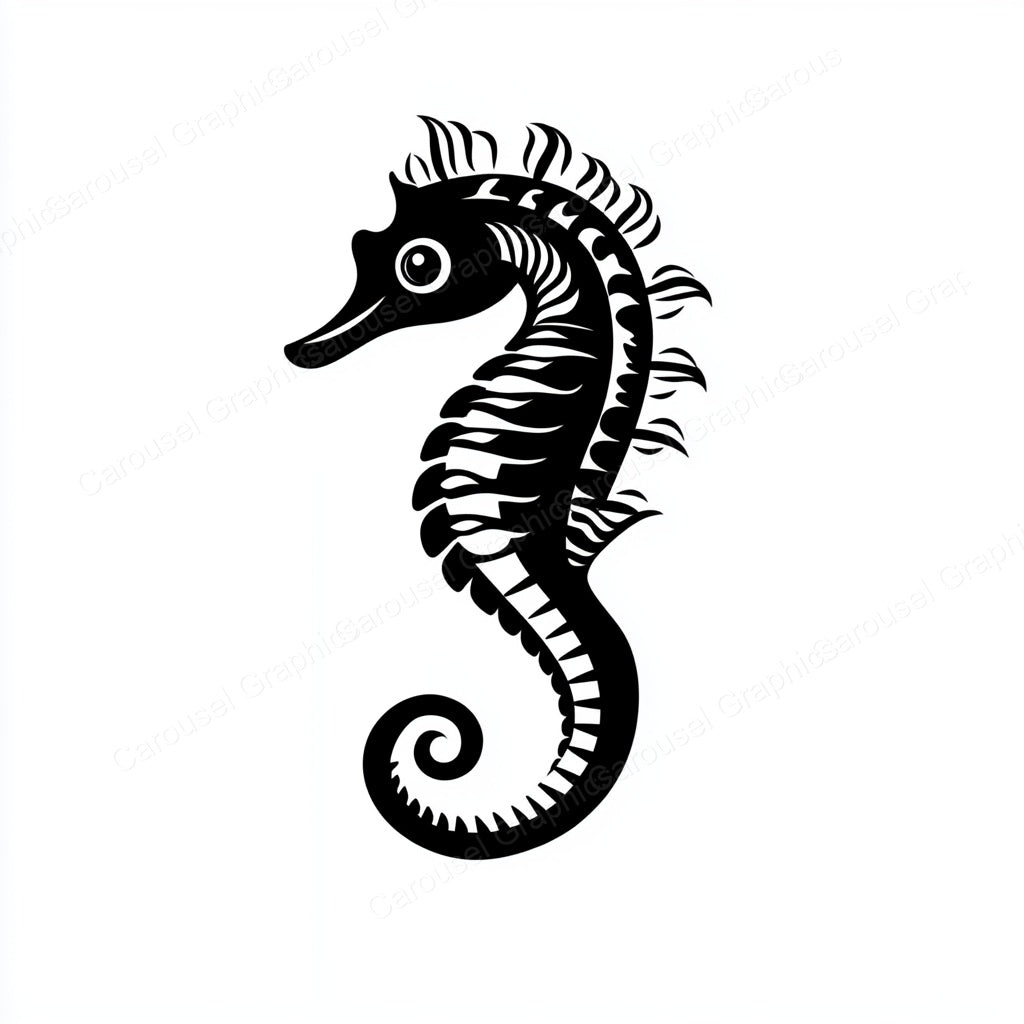 Seahorse Vector Graphic preview