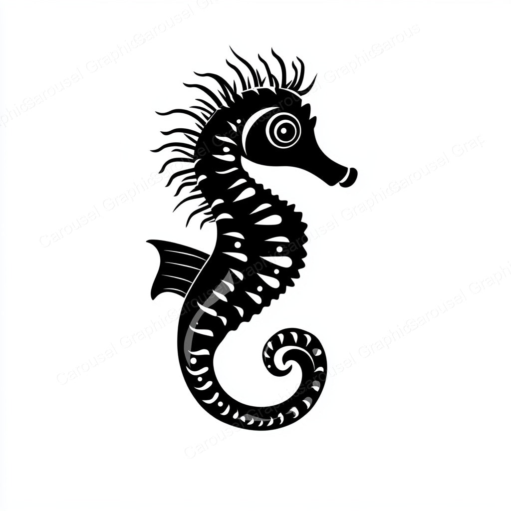 Seahorse Vector Graphic preview