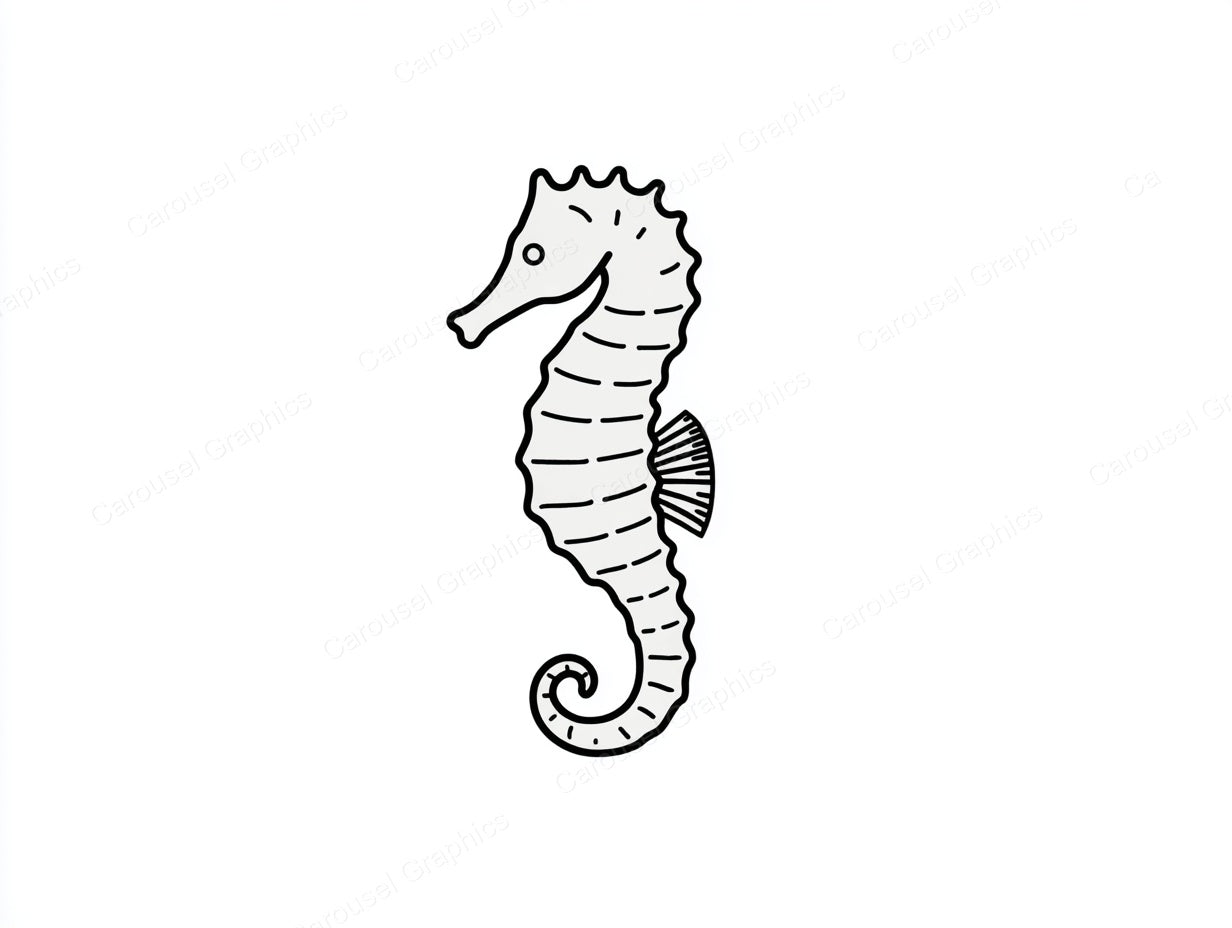 Seahorse Vector Graphic preview