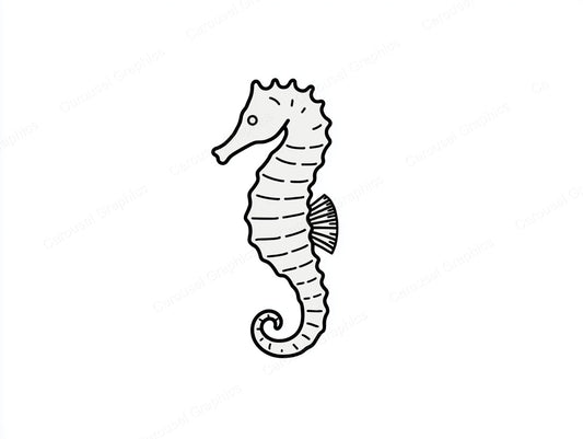 Seahorse Vector Graphic preview