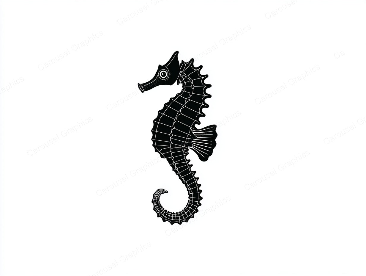 Seahorse Vector Graphic preview