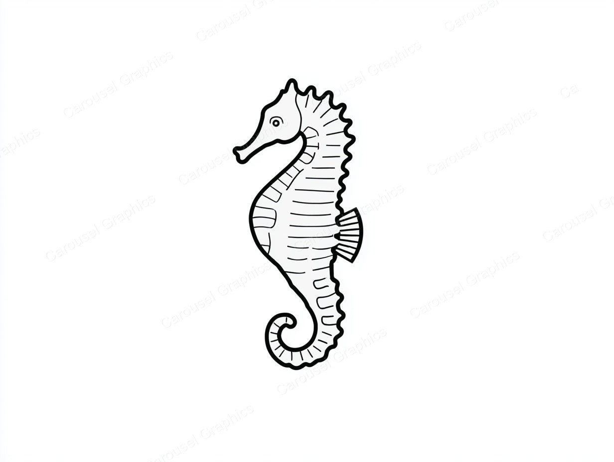 Seahorse Vector Graphic preview